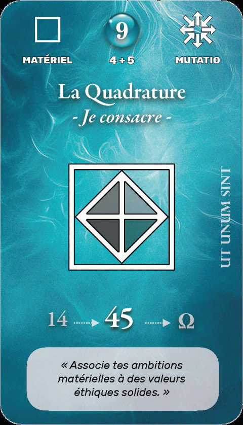 Carte symbolique géo-numérologique du prénom Bernadine